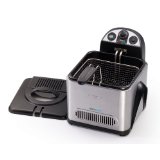Presto 05463 QuickCool Stainless-Steel ProFry Electric Deep Fryer