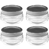 Ball 61162 half-pint wide mouth mason jars