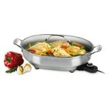 Cuisinart Model CSK-150 1500 Watt Nonstick Oval Electric Skillet