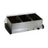 Maxi-Matic EWM-109 Elite Gourmet 3-Tray 1-1/2-Quart Mini Buffet Server