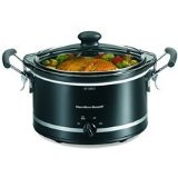 Hamilton Beach #33145 4QT Black Slow Cooker