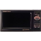 900 Watt .9 cubic feet Double Grill Black Convection Microwave Oven