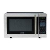 Sanyo EM-Z2001S Microwave Oven, Stainless Steel and Black
