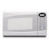 Sharp R-203HW, Compact Microwave Oven, 0.8cft 800W, Digital Controls