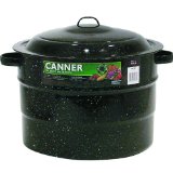 Granite Ware 21-1/2-Quart Covered Preserving Canner with Rack