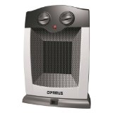 Optimus H-7248 Portable Oscillating Ceramic Heater with Thermostat