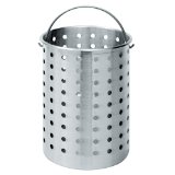 Bayou Classic B300 Perforated Steam, Boil, Fry Accessory Basket.  Fits 30-Quart Bayou Classic Turkey Fryers