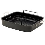 Emeril Hard Anodized Nonstick Roaster with Nonstick Roasting Rack