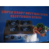 Hercules 4 Burner Super Heavy Duty Gas Stove Electronic Strike