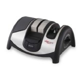 Edgeware 50006 Diamond Edge Gourmet Electric and Manual Knife and Scissors Sharpener