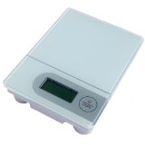 EatSmart ESKS-03 Precision Touch - Professional Glass Top Digital Kitchen Scale w/ 11 lb. Capacity