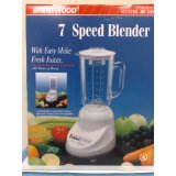 Brentwood JB-200 7 Speed Blender with Easy Make Fresh Juices 350 Watts