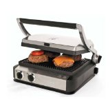 Wolfgang Puck WPCGL050 Tri-Grill Panini Maker with Storage Drawer