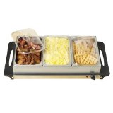 Nostalgia BCD-992 3-Section Buffet and Warming Tray