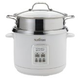 Aroma NRC-1000 Nutriware 18-Cup Whole Grain GourmetDigital Rice Cooker, Food Steamer and Pasta Cooker