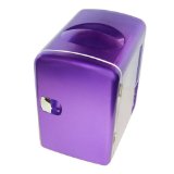 Metallic Purple personal mini Fridge Cooler Warmer