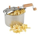 Back to Basics Stainless-Steel Stove-Top Popcorn Popper