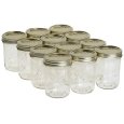 Jarden 00518 1 Pint Wide Mouth Canning Jars
