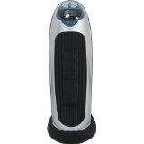 Optimus H-7318 Portable 17-Inch Oscillating Tower Heater with Digital Temperature Readout and Remote Control