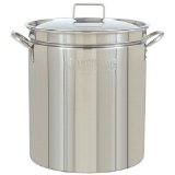 Bayou Classic 1036 36-Quart Stainless Fryer/Steamer with Vented Lid